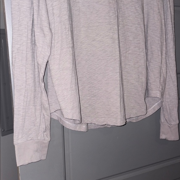 Boys Lie Gray Long Sleeve shirt with round neckline - girl on motorcycle design - Picture 6 of 8